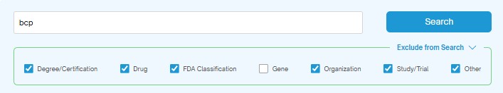 search gene abbreviations